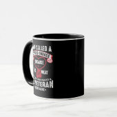 US Veteran Humor Retired Soldier Mok (Voorkant links)