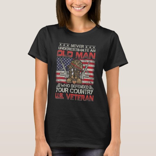 US Veteran veterans day Us Patriot_2 T-shirt (Voorkant)