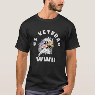 US Veteran WWII Military War Campaign T Shirt