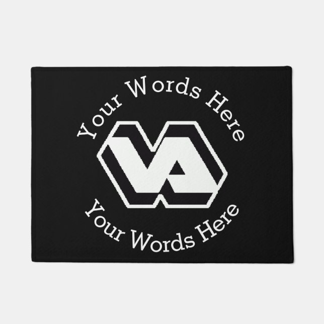 US Veteran's Administration Custom Door Mat (Voorkant)