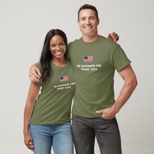 US VETERANS FOR TRUMP 2024 T-Shirt (Unisex)