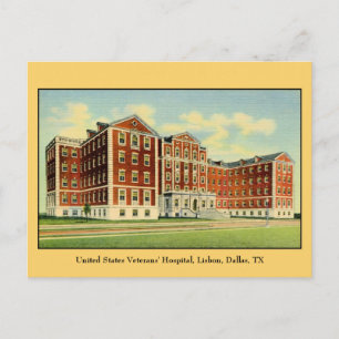 US Veterans Hospital, Lissabon, Dallas, TX Briefkaart