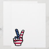 US Victory Sign. (Voorkant / Achterkant)