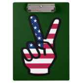 US Victory Sign. Klembord (Voorkant)