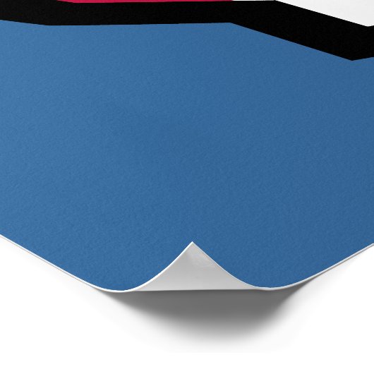 US Victory Sign. Poster (Hoek)