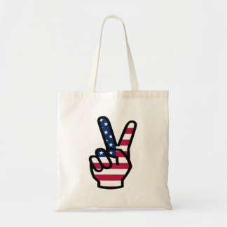US Victory Sign. Tote Bag