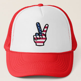 US Victory Sign. Trucker Pet
