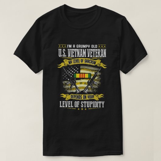 US VIETNAM VETERAN T-SHIRT (Design voorkant)