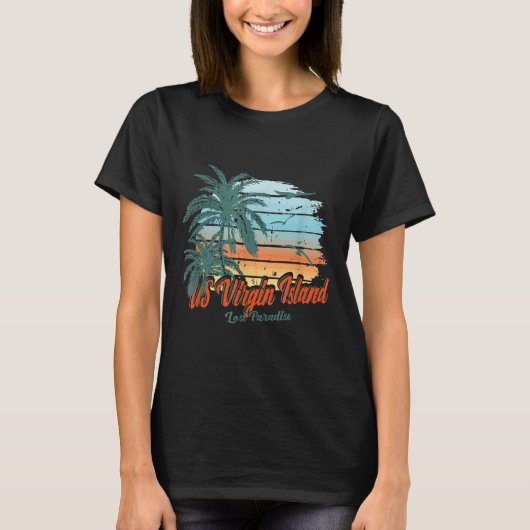 US Virgin Island Beach St. Thomas Shirt Lost Parad (Voorkant)