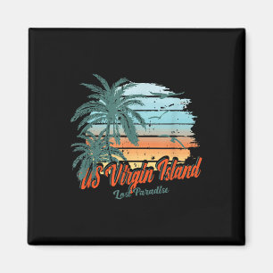 US Virgin Island Beach St. Thomas Shirt Lost Parad Magneet