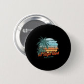 US Virgin Island Beach St. Thomas Shirt Lost Parad Ronde Button 5,7 Cm (Voorkant /achterkant)