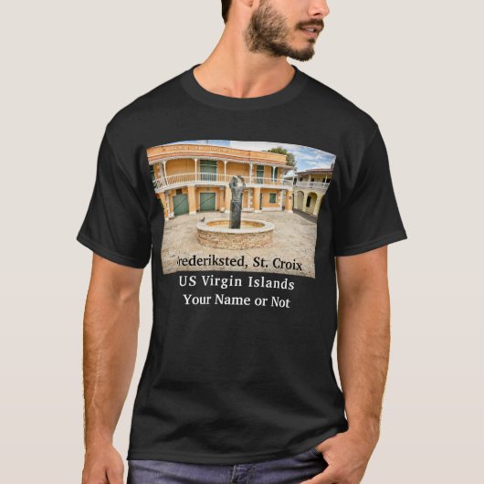 US Virgin Island St. Croix USVI Frederiksted T-shirt (Voorkant)