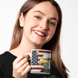 US Vlag Amerikaanse Adelaar 4 juli Koffiemok