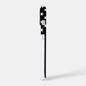 US Vlag Dünne Rode Lijn Symbolisch op iPhone 15 Case (Linkerkant)