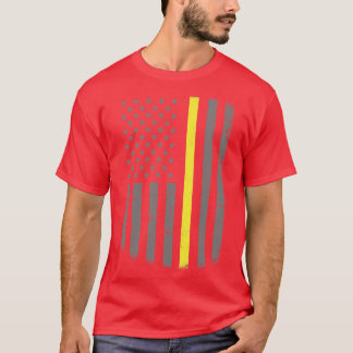 US-vlag met de vlag van de VS-vlag - Noodontstekin T-shirt