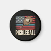 US Vlag Pickleball Magneet (Voorkant)
