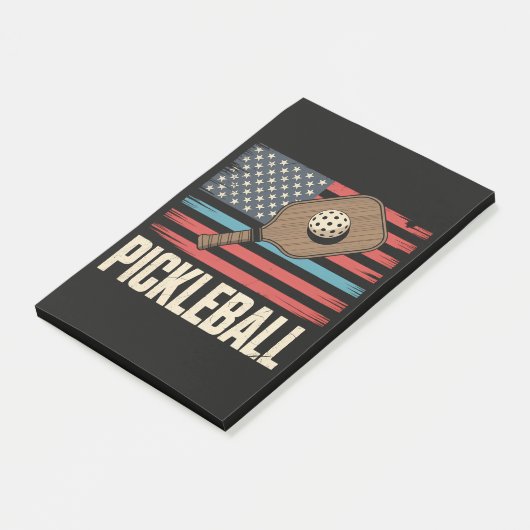 US Vlag Pickleball Post-it® Notes (Schuin)