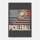 US Vlag Pickleball Post-it® Notes (Voorkant)