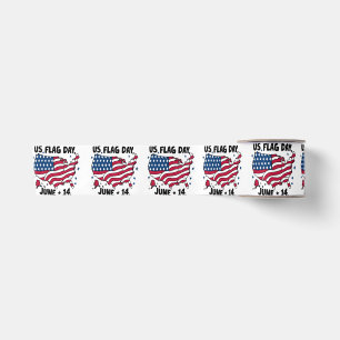US-vlagdag Amerika's 250e verjaardag - US-vlag 250 Satijnen Lint