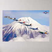 US VLIEGTUIG CARRIER AIR WING POSTER (Voorkant)