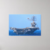 US VLIEGTUIG CARRIER - CVN-68 40x60 Canvas Afdruk (Voorkant)