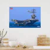 US VLIEGTUIG CARRIER - CVN-68 POSTER (Keuken)