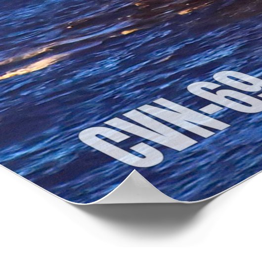 US VLIEGTUIG CARRIER - CVN-69 POSTER (Hoek)