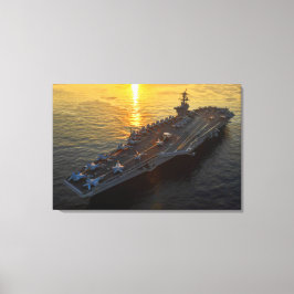 US VLIEGTUIG CARRIER - CVN-71 24x36 Canvas Afdruk