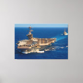 US VLIEGTUIG CARRIER - CVN-71 40x60 Canvas Afdruk (Voorkant)