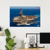 US VLIEGTUIG CARRIER - CVN-71 POSTER (Thuiskantoor)