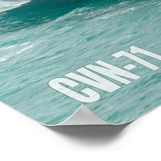 US VLIEGTUIG CARRIER - CVN-71 POSTER (Hoek)