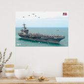 US VLIEGTUIG CARRIER - CVN-71 POSTER (Keuken)