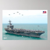 US VLIEGTUIG CARRIER - CVN-71 POSTER (Voorkant)