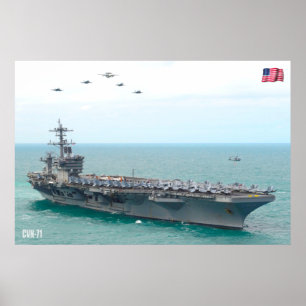 US VLIEGTUIG CARRIER - CVN-71 POSTER