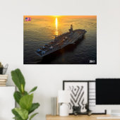 US VLIEGTUIG CARRIER - CVN-71 POSTER (Thuiskantoor)