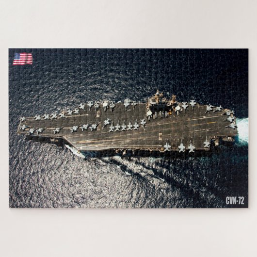 US VLIEGTUIG CARRIER - CVN 72 (20 x 30 INCH) Legpuzzel (Horizontaal)