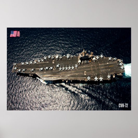 US VLIEGTUIG CARRIER - CVN-72 POSTER (Voorkant)