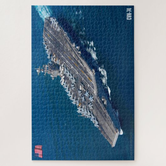 US VLIEGTUIG CARRIER - CVN 74 (20 x 30 INCH) Legpuzzel (Verticaal)