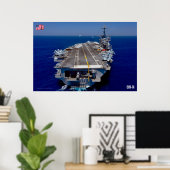 US VLIEGTUIG CARRIER - CVN-74 POSTER (Thuiskantoor)