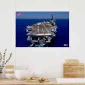 US VLIEGTUIG CARRIER - CVN-74 POSTER (Keuken)
