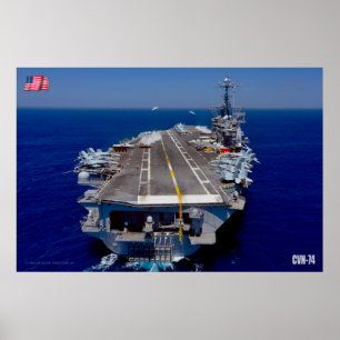 US VLIEGTUIG CARRIER - CVN-74 POSTER