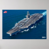 US VLIEGTUIG CARRIER - CVN-74 POSTER (Voorkant)
