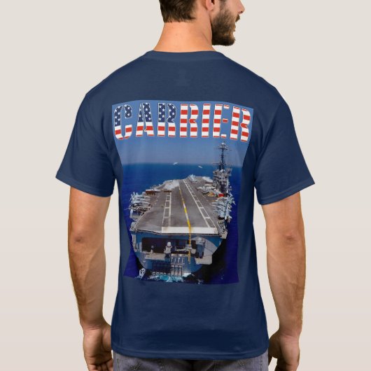 US VLIEGTUIG CARRIER - CVN-74 T-SHIRT (Achterkant)