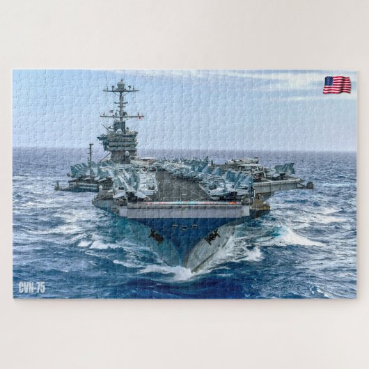 US VLIEGTUIG CARRIER - CVN 75 (20 x 30 INCH) Legpuzzel (Horizontaal)