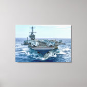 US VLIEGTUIG CARRIER - CVN-75 24x36 Canvas Afdruk (Voorkant)
