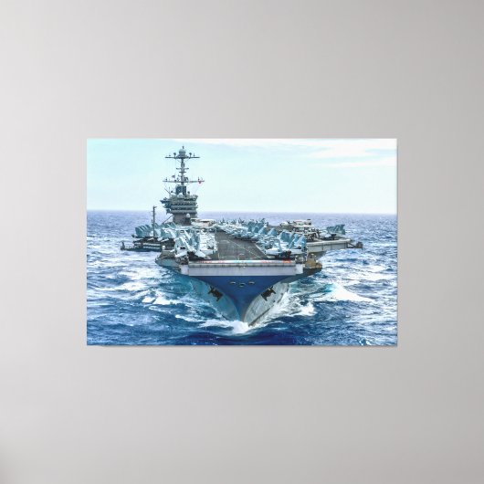 US VLIEGTUIG CARRIER - CVN-75 40x60 Canvas Afdruk (Voorkant)
