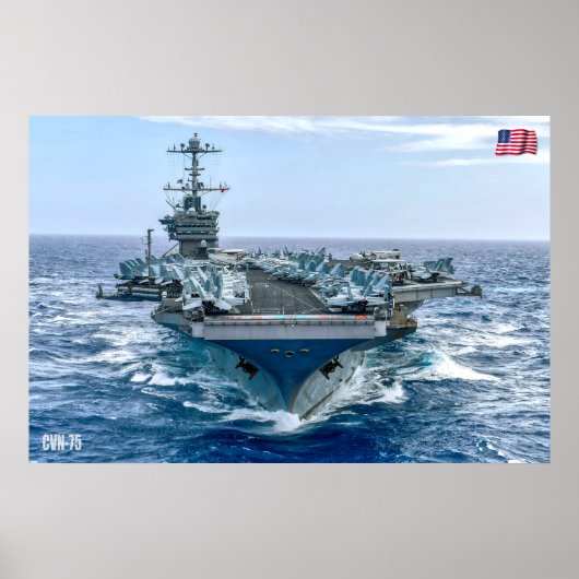 US VLIEGTUIG CARRIER - CVN-75 POSTER (Voorkant)