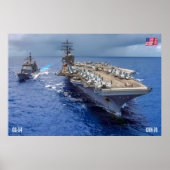US VLIEGTUIG CARRIER - CVN-76 POSTER (Voorkant)