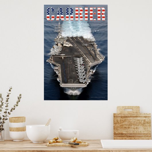 US VLIEGTUIG CARRIER - CVN-76 POSTER (Keuken)