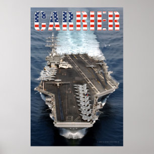 US VLIEGTUIG CARRIER - CVN-76 POSTER